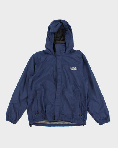 The North Face Navy Hooded Rain Jacket - S