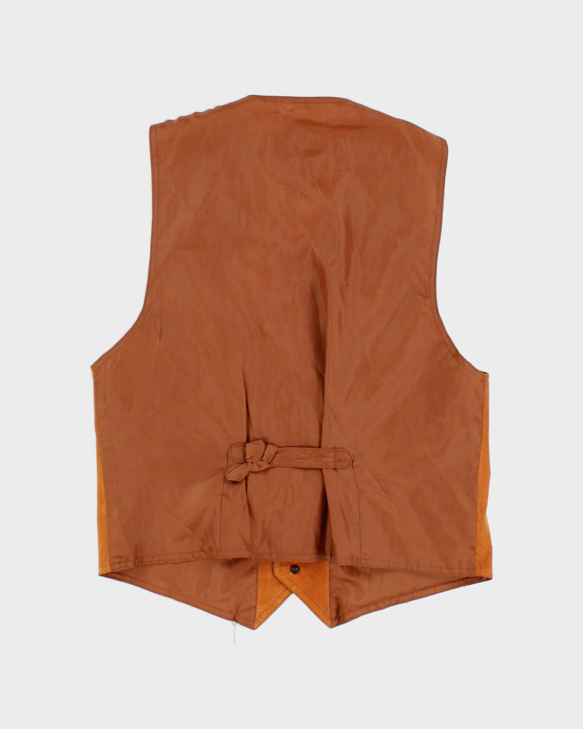 Vintage Pelle Cuir Suede Waistcoat - L