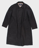 Aquascutum Navy Trench Coat - XXL