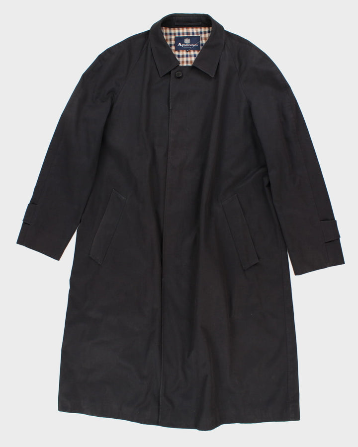 Aquascutum Navy Trench Coat - XXL