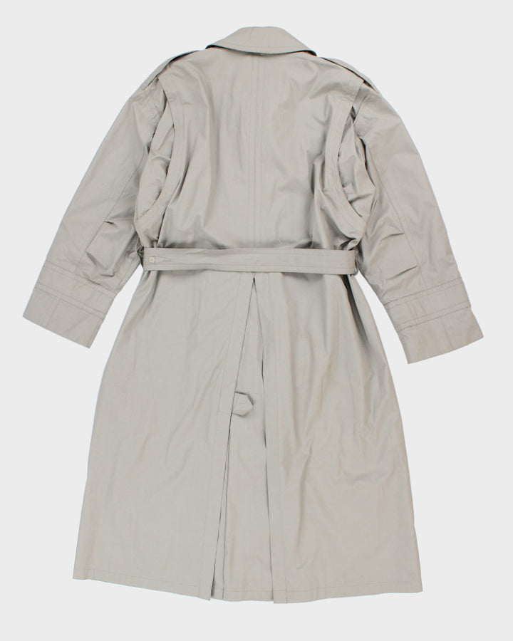 London Fog Belted Grey Rain Mac - L