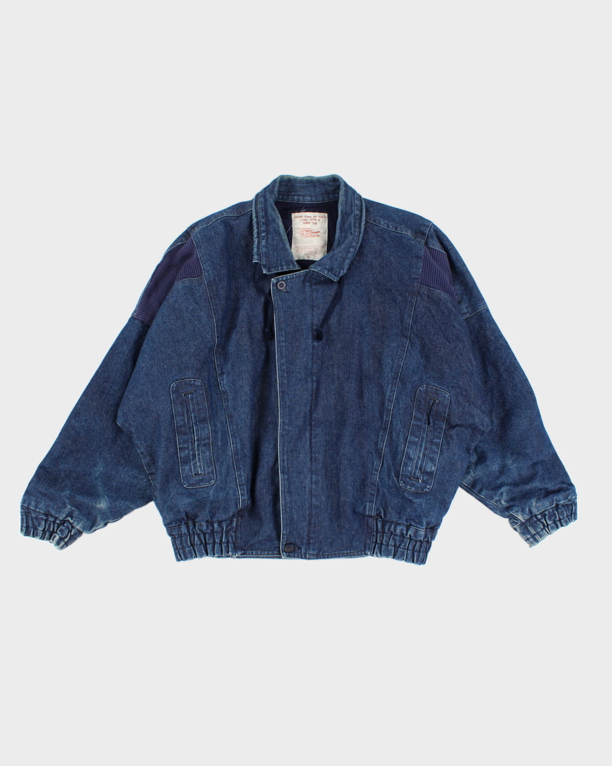 Vintage 80's Cut Denim Heavy Jacket