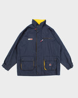 Vintage 90s Tommy Hilfiger Hooded Windbreaker - XXL