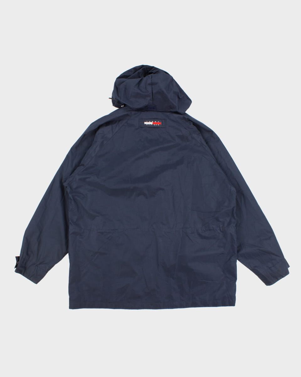 Vintage 90s Tommy Hilfiger Hooded Windbreaker - XXL