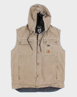 Carhartt Sherpa Lined Hooded Vest - L