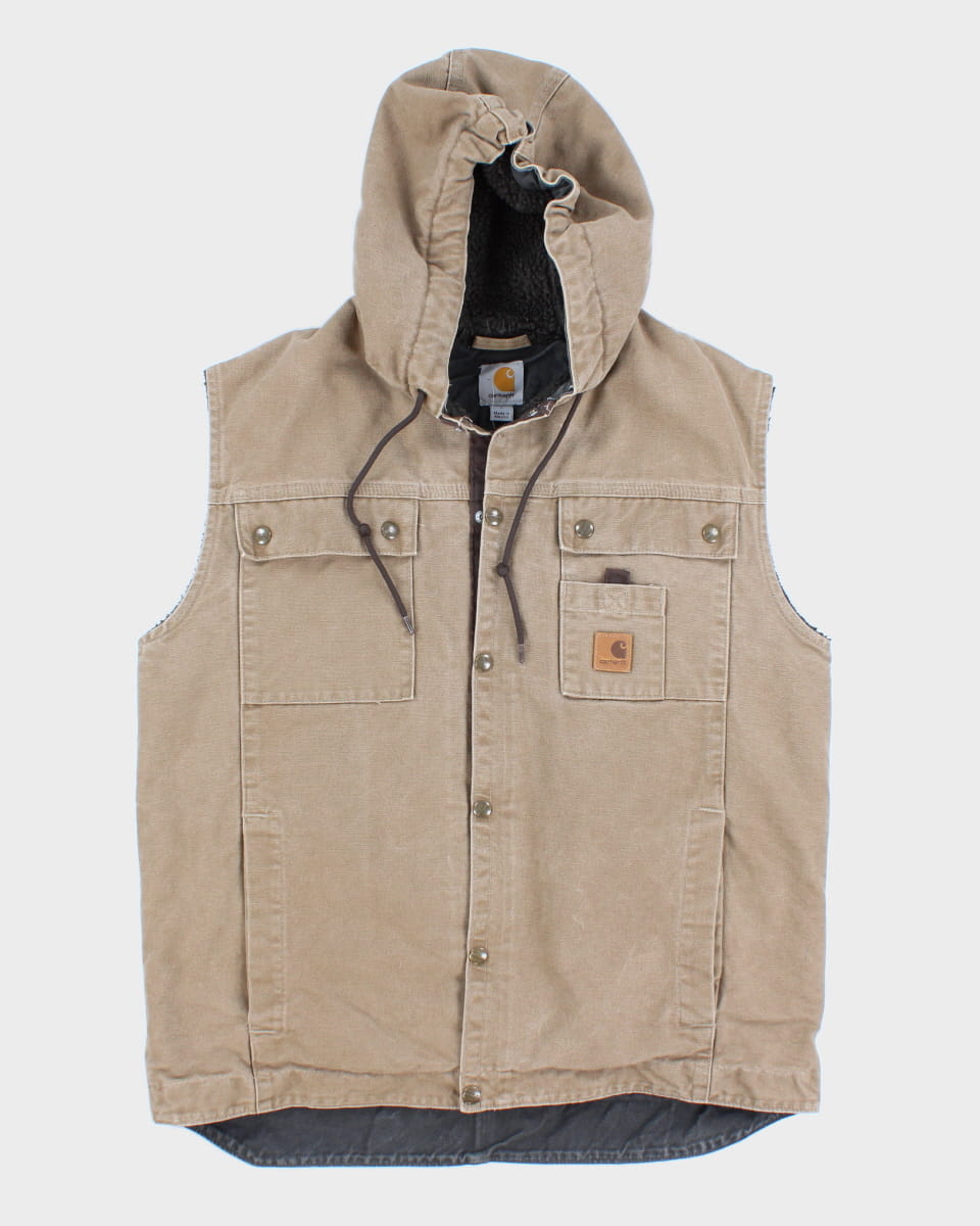 Carhartt Sherpa Lined Hooded Vest - L
