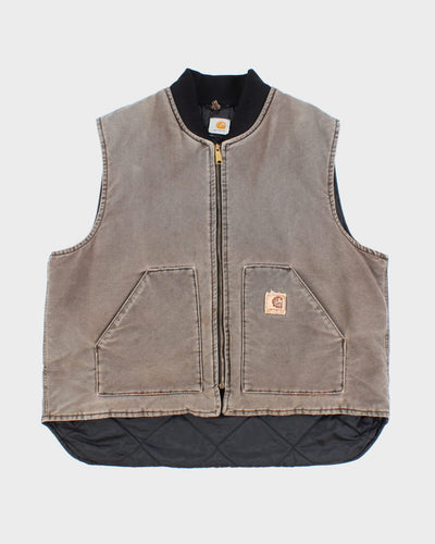 Vintage Carhartt Zip Up Vest - XXL