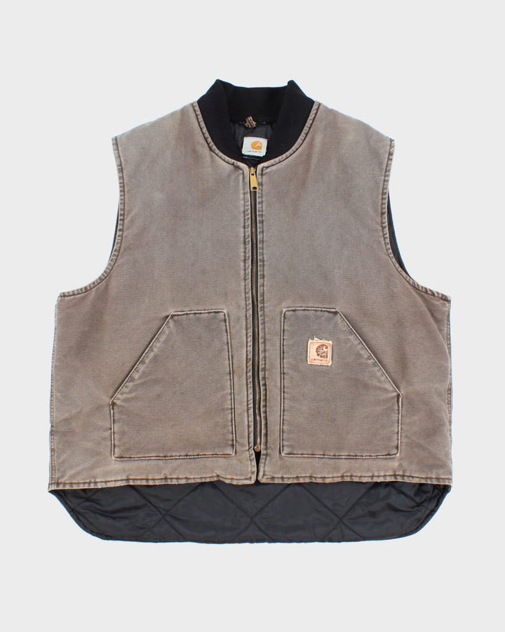 Vintage Carhartt Zip Up Vest - XXL