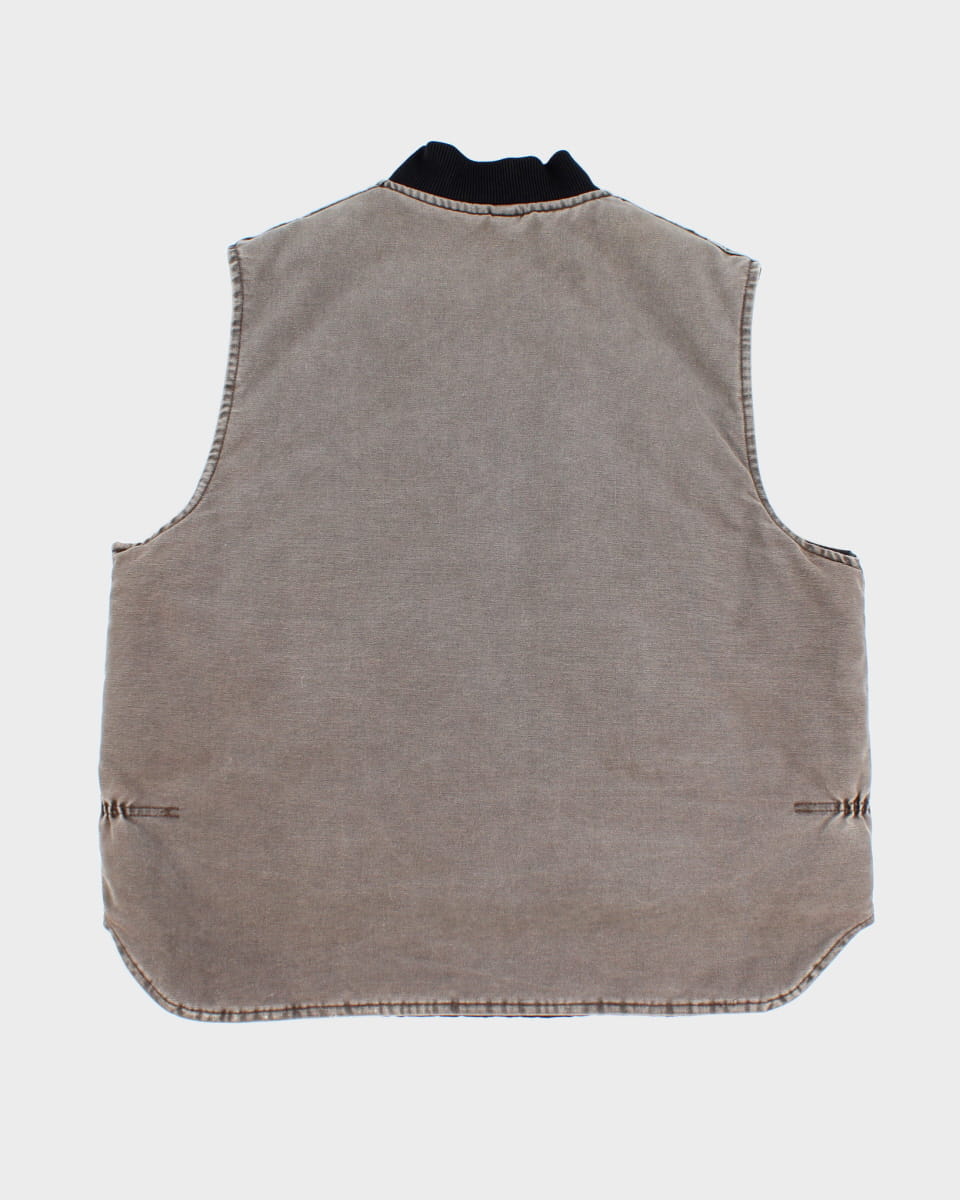 Vintage Carhartt Zip Up Vest - XXL
