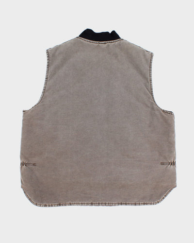Vintage Carhartt Zip Up Vest - XXL