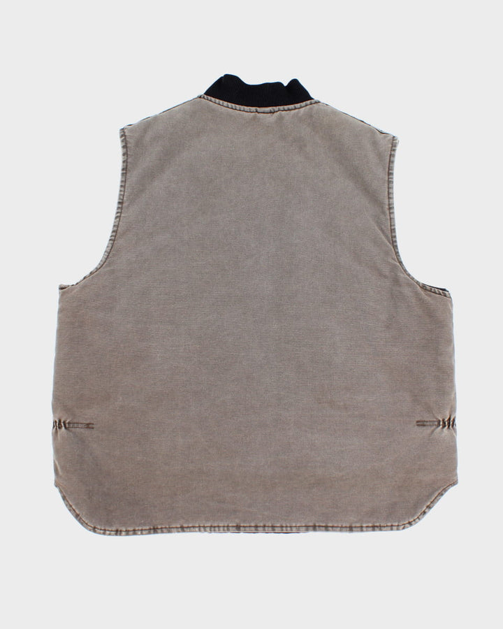 Vintage Carhartt Zip Up Vest - XXL