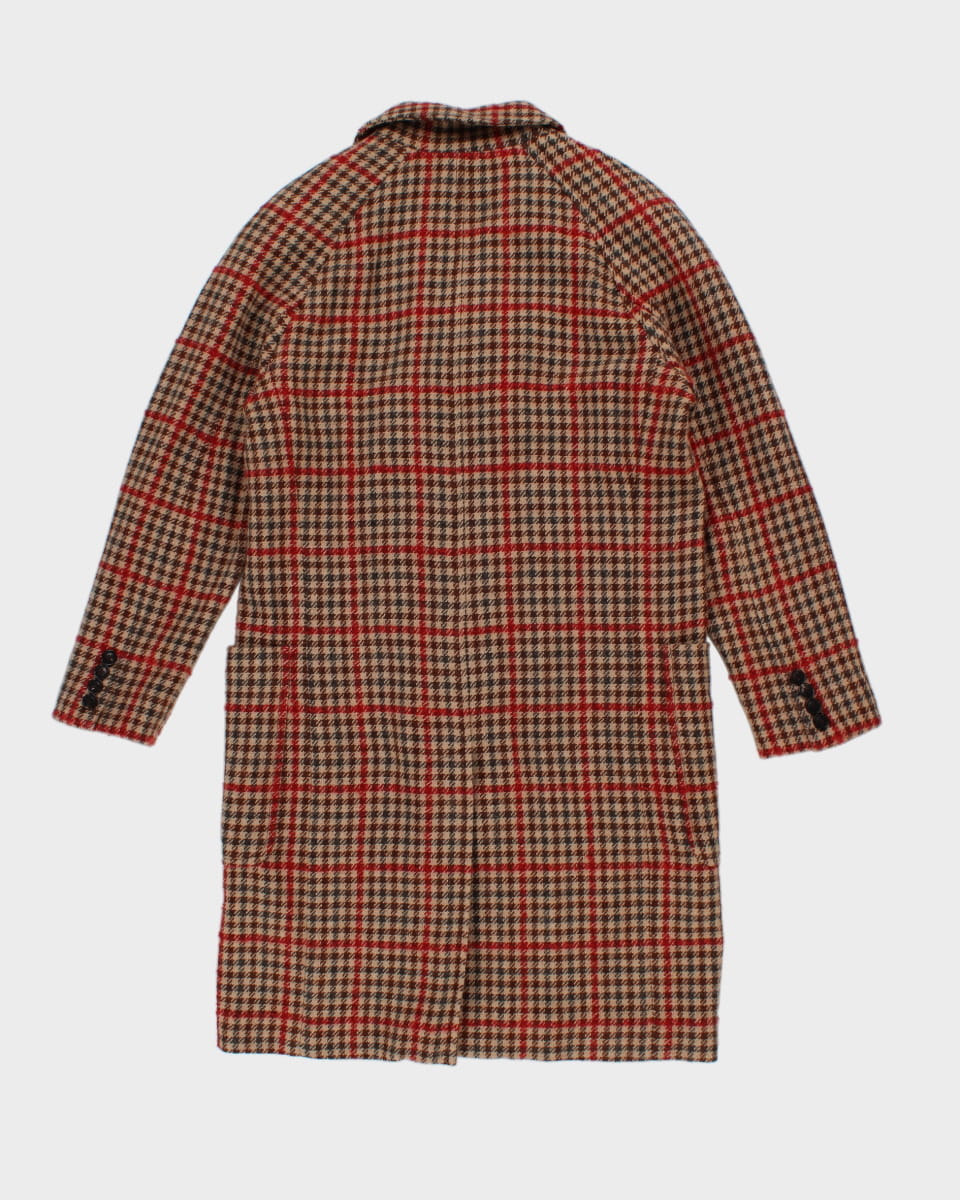 Tod Snyder Mens Houndstooth Plaid Coat - XS