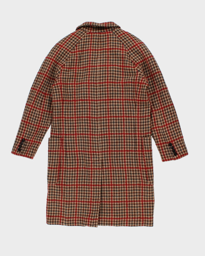 Tod Snyder Mens Houndstooth Plaid Coat - XS