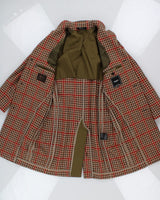 Tod Snyder Mens Houndstooth Plaid Coat - XS
