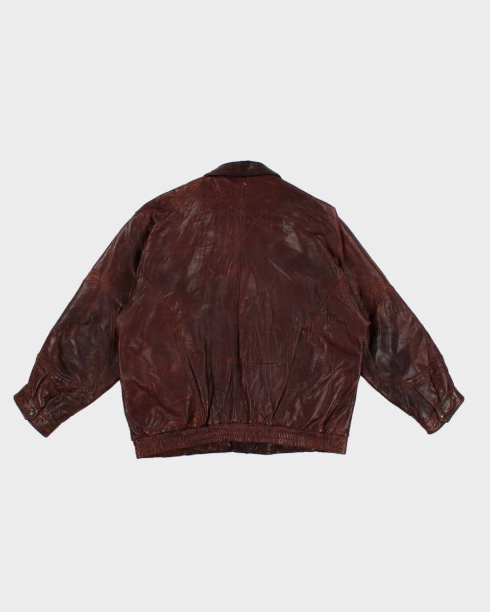 Vintage 1987 Christian Dior Leather Jacket - XL – Rokit