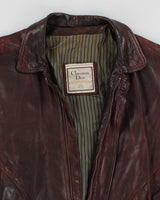Vintage 1987 Christian Dior Leather Jacket - XL