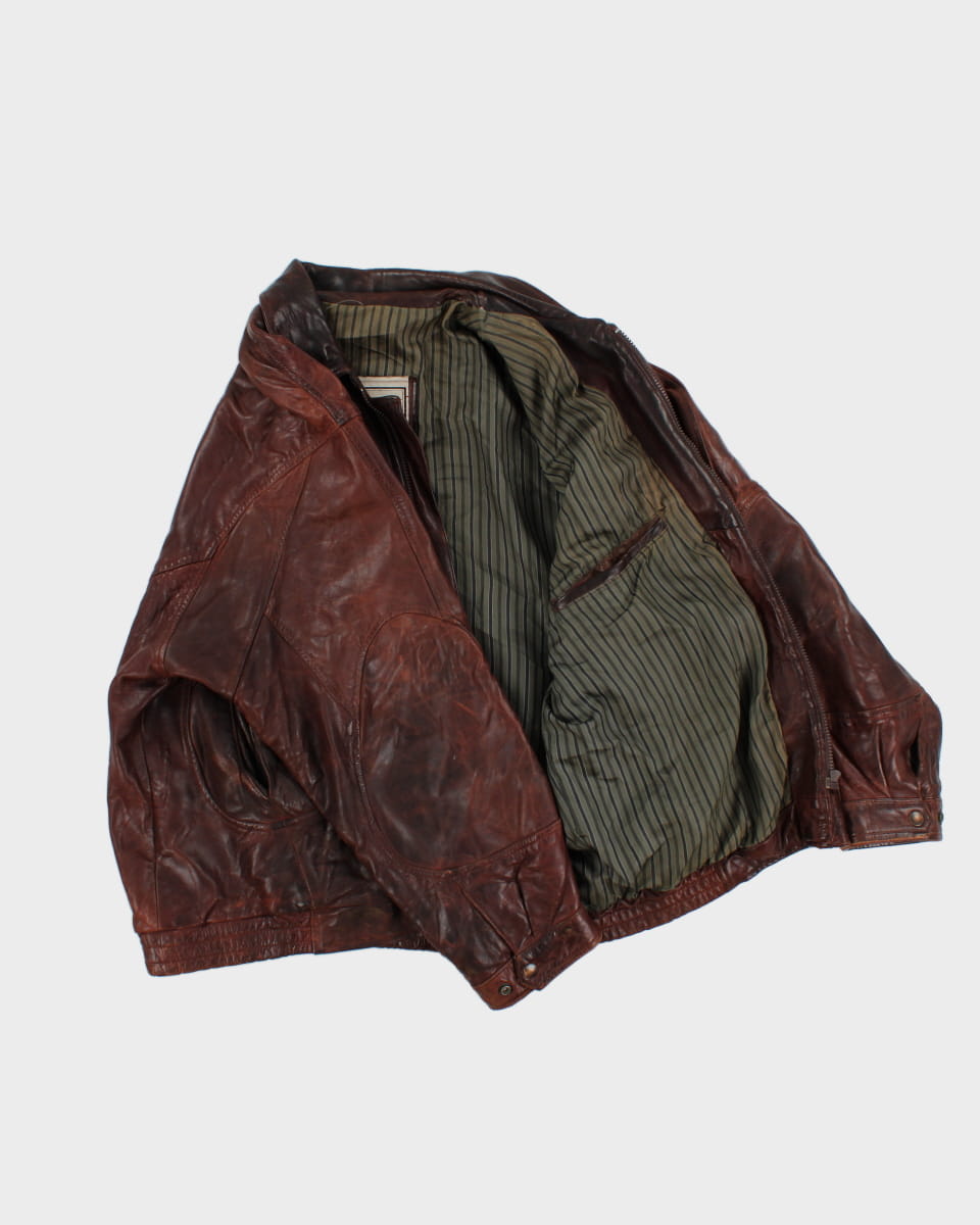 Vintage 1987 Christian Dior Leather Jacket - XL