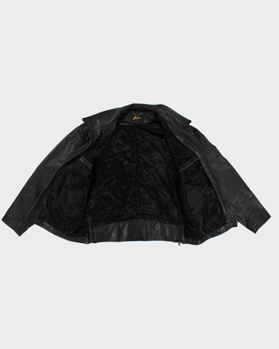 Vintage 90's Leather Nets Jacket - L