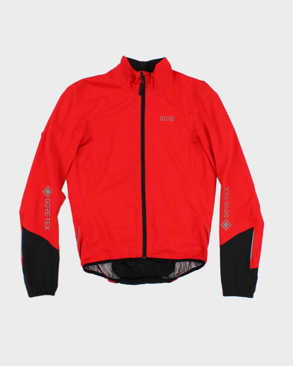 Gore-tex Mens Red Cycling Jacket - S