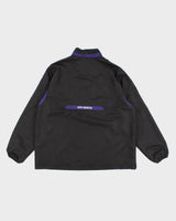 NFL X Reebok Ravens Black Quarter Zip Jacket - XL