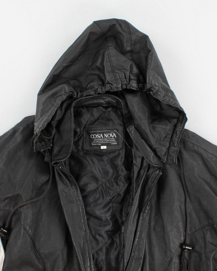 Vintage 90s Cosa Nova Chicago Bulls Hooded Suede/Leather Vintage 90s Cosa Nova Chicago Bulls Hooded Suede/Leather