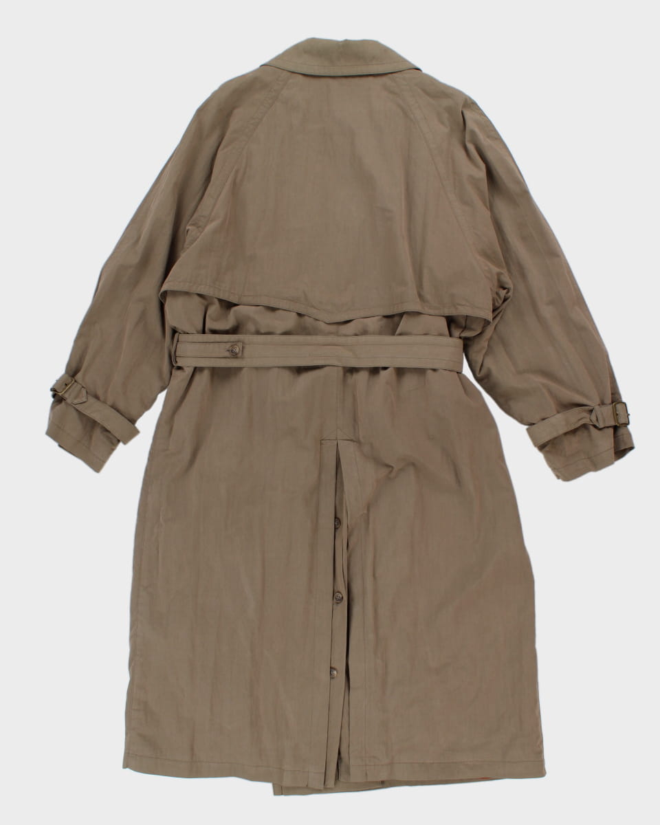 Vintage Yves Saint Laurent Beige Double Breasted Mac Coat - M