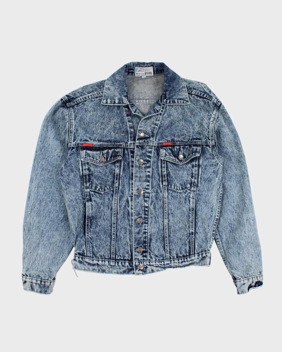 Vintage 90s White House Acid Wash Style Denim Jacket - M