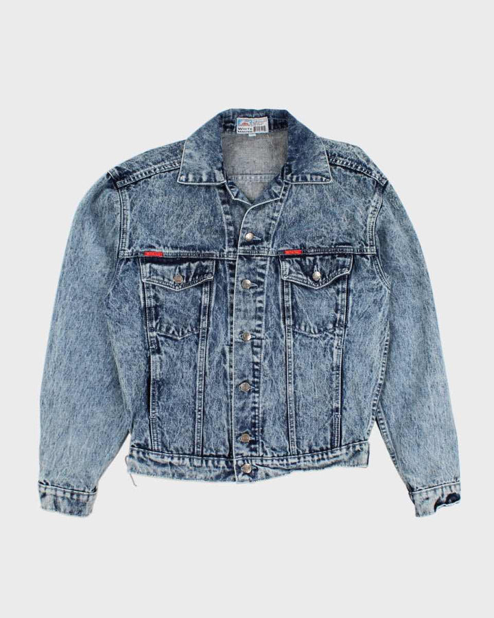 Vintage 90s White House Acid Wash Style Denim Jacket - M