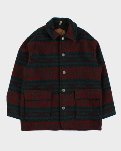 Vintage 90s Woolrich Printed Men's Coat - L