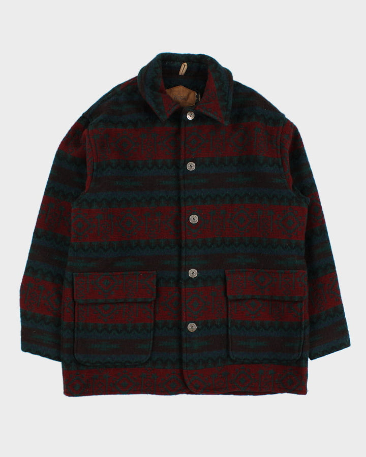 Vintage 90s Woolrich Printed Men's Coat - L