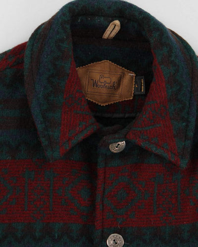 Vintage 90s Woolrich Printed Men's Coat - L