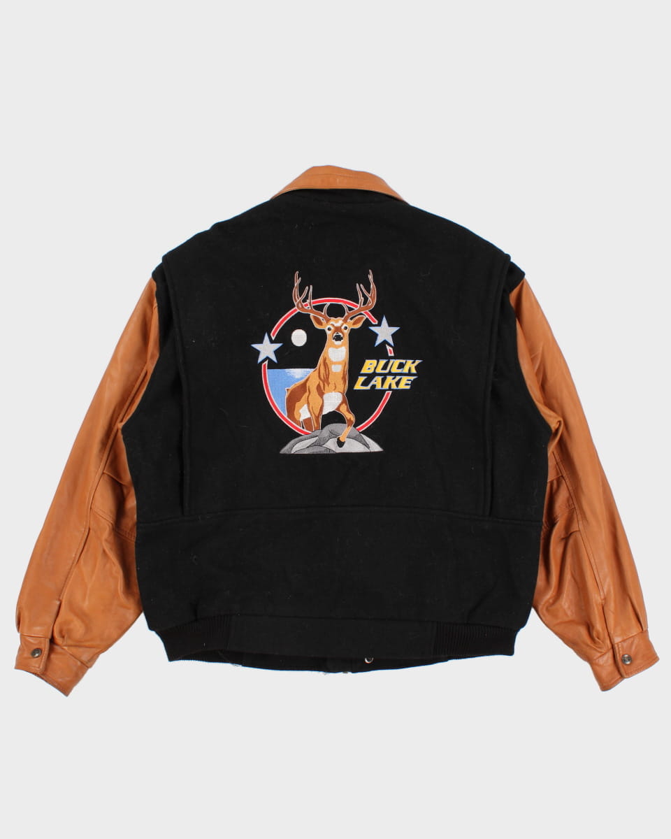 Vintage 90s Buck Lake Varsity Style Jacket - M