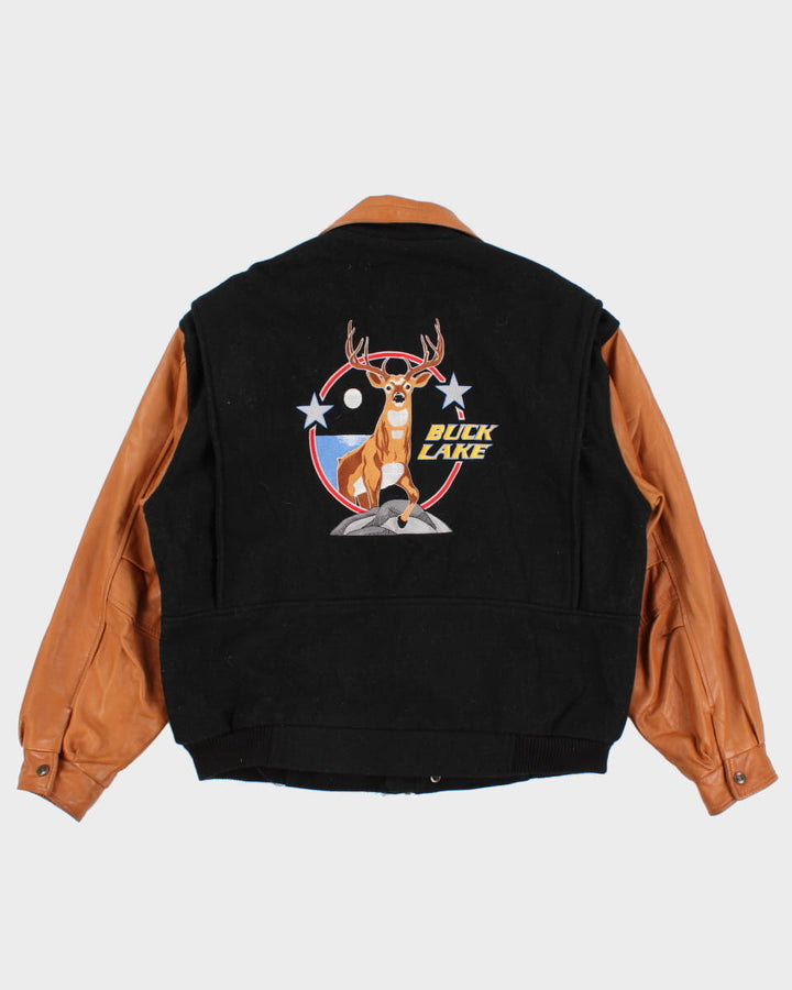 Vintage 90s Buck Lake Varsity Style Jacket - M