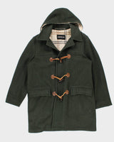 Vintage 70s Croydon Green Wool Coat - XL