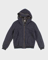 Armani Exchange Hooded Wool Blend Jacket - S