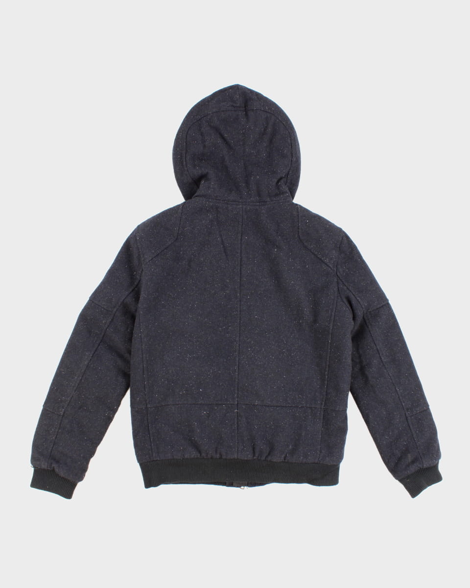 Armani Exchange Hooded Wool Blend Jacket - S