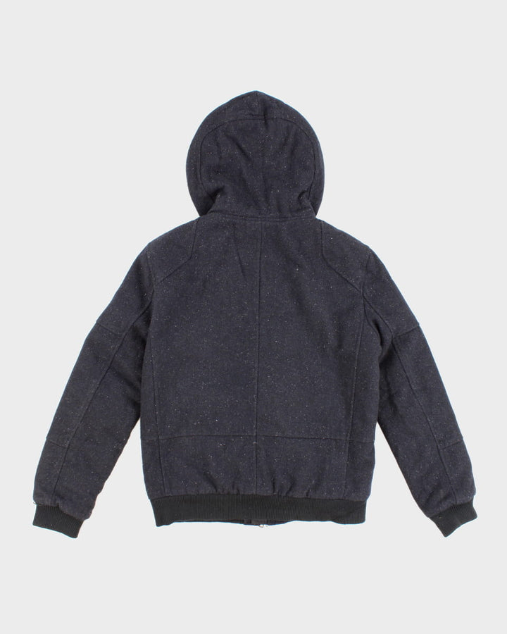 Armani Exchange Hooded Wool Blend Jacket - S