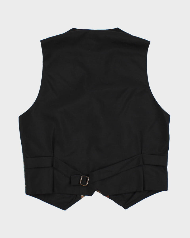 Vintage 80s Andros Embroidered Waistcoat - M