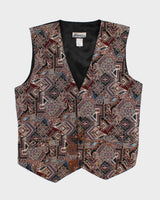 Vintage Pier Connection Embroidered Waistcoat - XL
