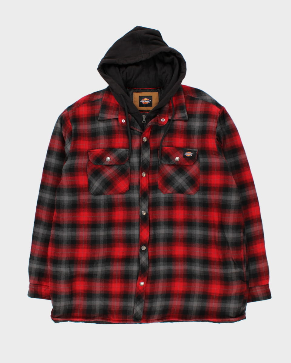 Dickies Hooded Plaid Jacket - XL