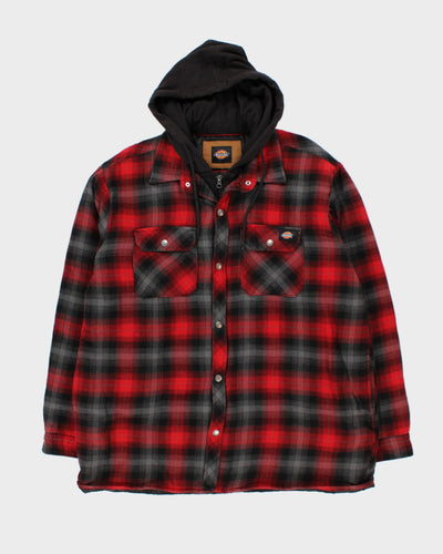 Dickies Hooded Plaid Jacket - XL