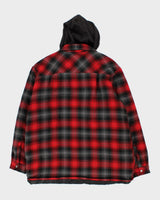 Dickies Hooded Plaid Jacket - XL
