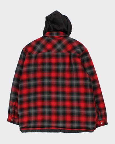 Dickies Hooded Plaid Jacket - XL