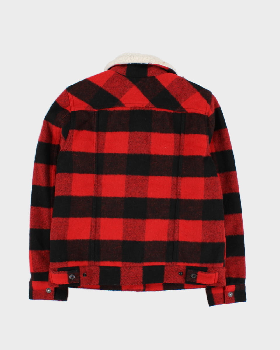 Levi's Sherpa Lined Plaid Jacket - S