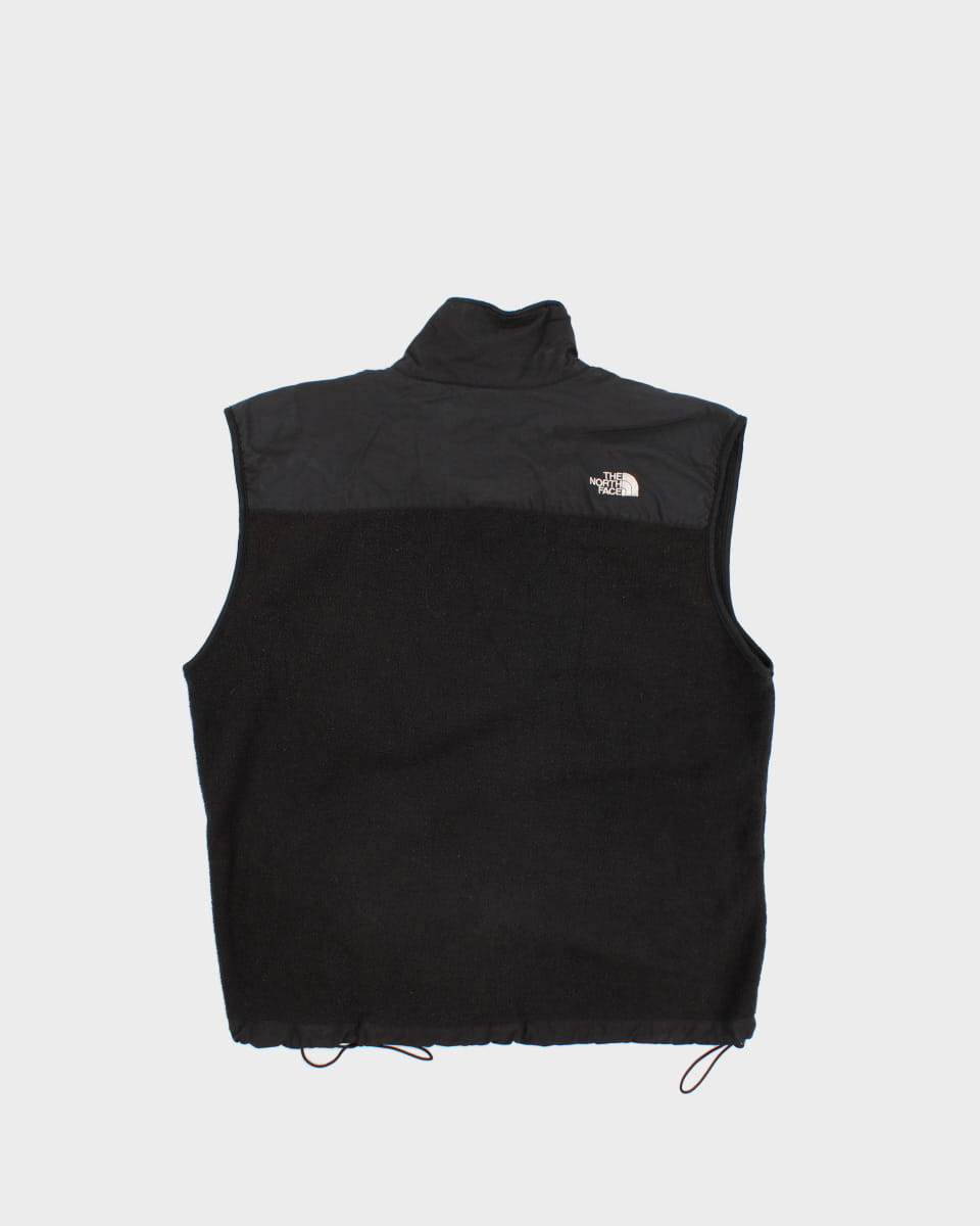 Vintage 90s The North Face Black Fleece Gilet - L