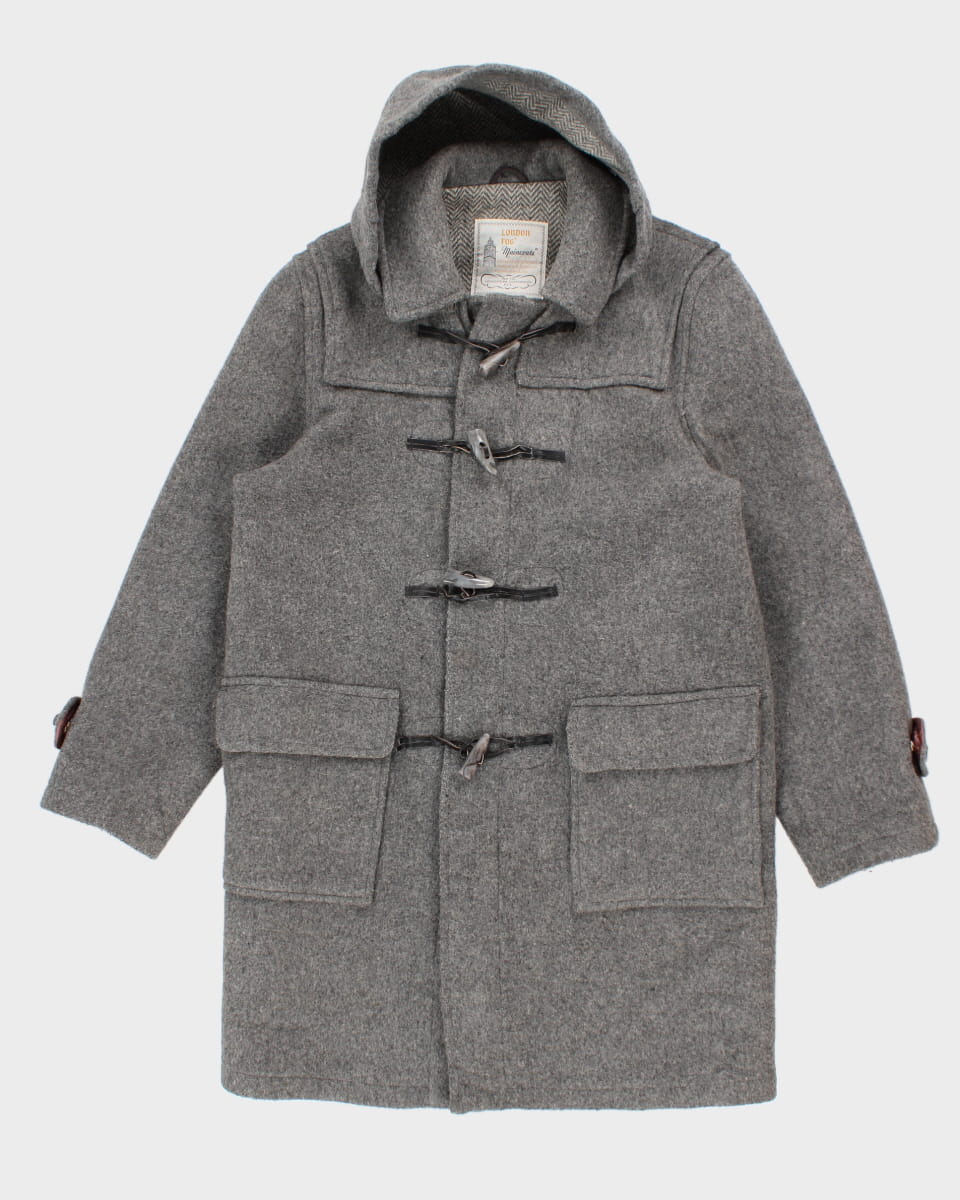Vintage London Fog Wool Blend Hooded Jacket - L