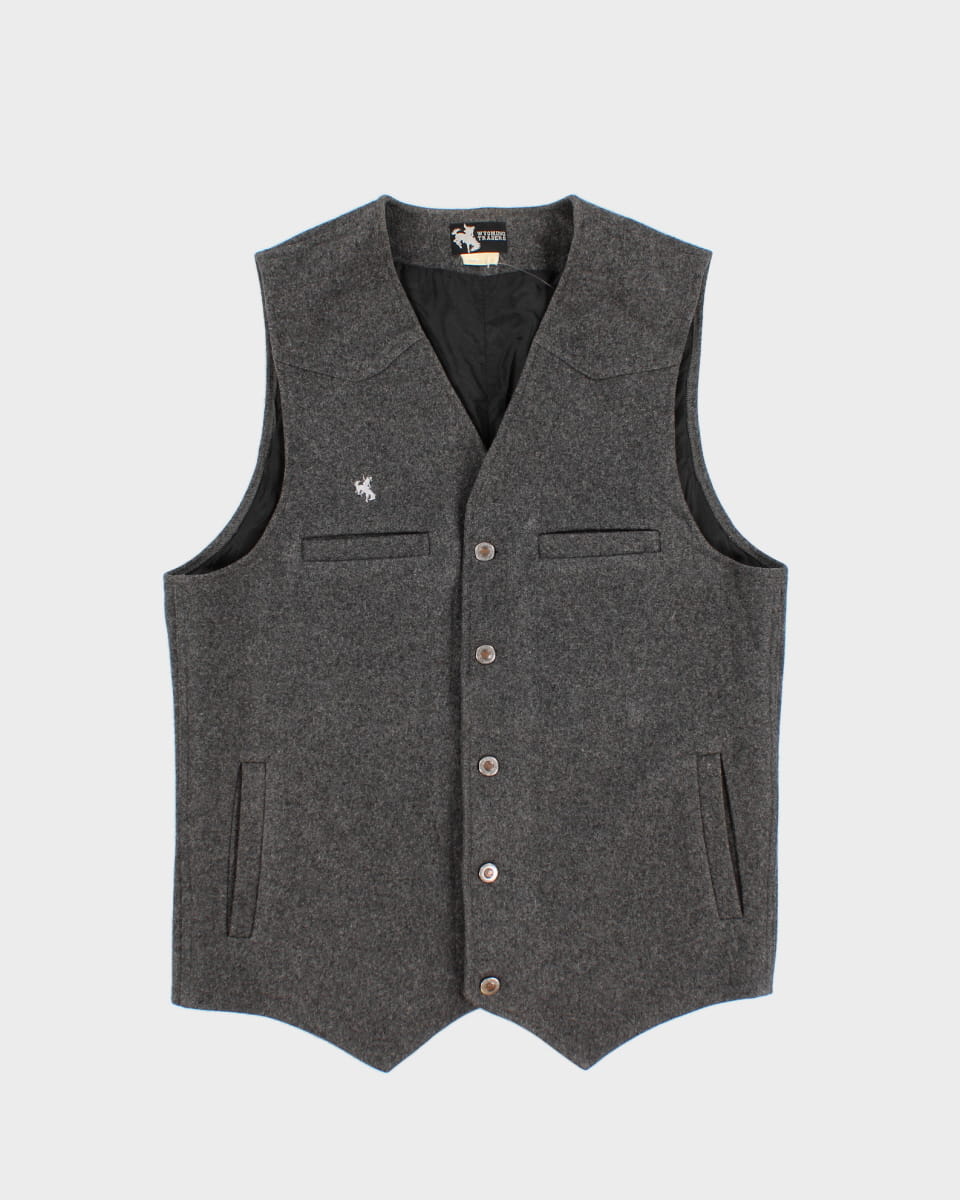 Wyoming Traders Virgin Wool Button Up Vest - M