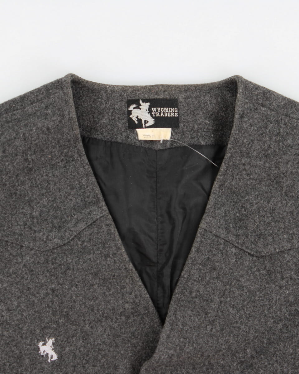 Wyoming Traders Virgin Wool Button Up Vest - M