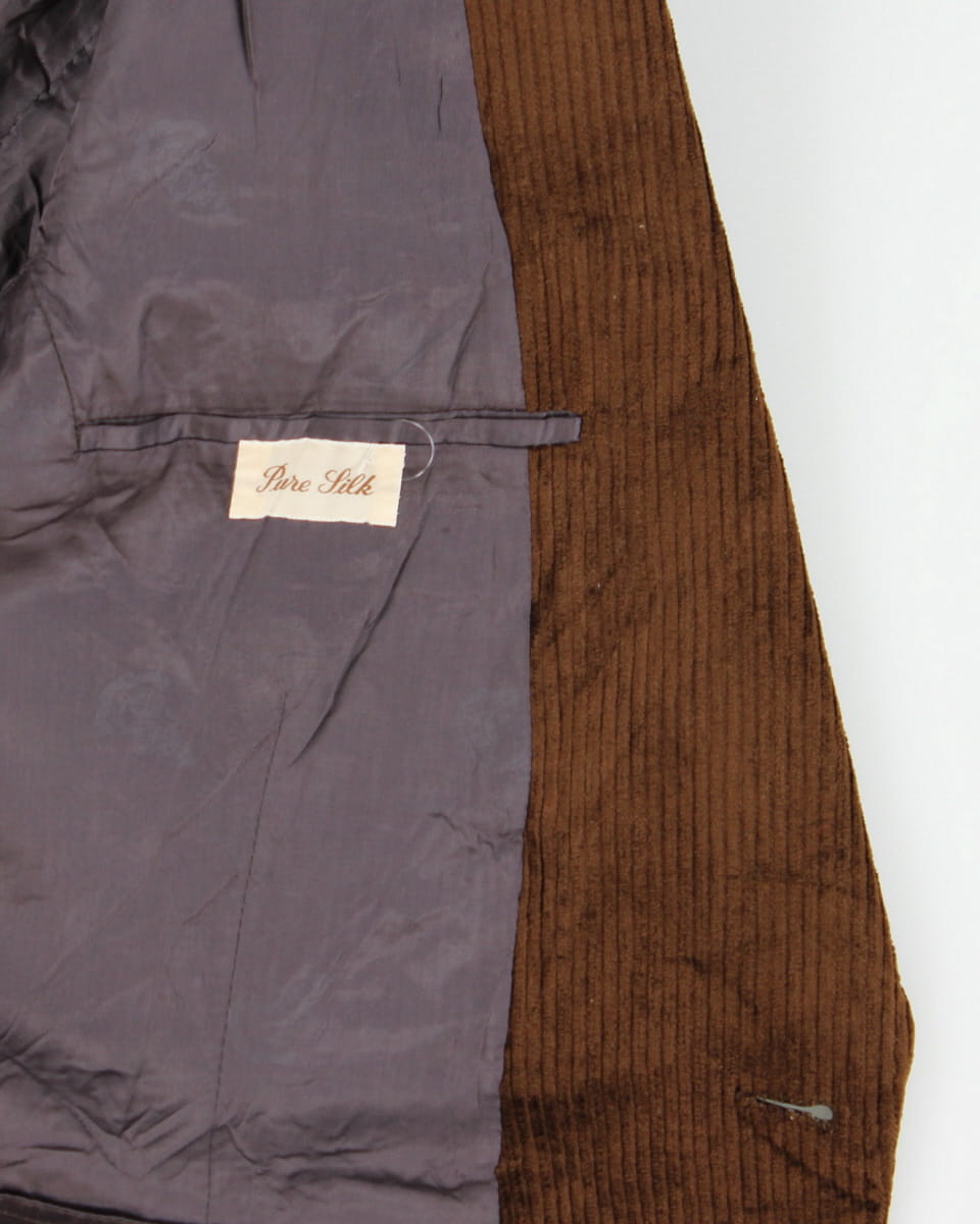 Vintage Pure Silk Custom Blazer - L