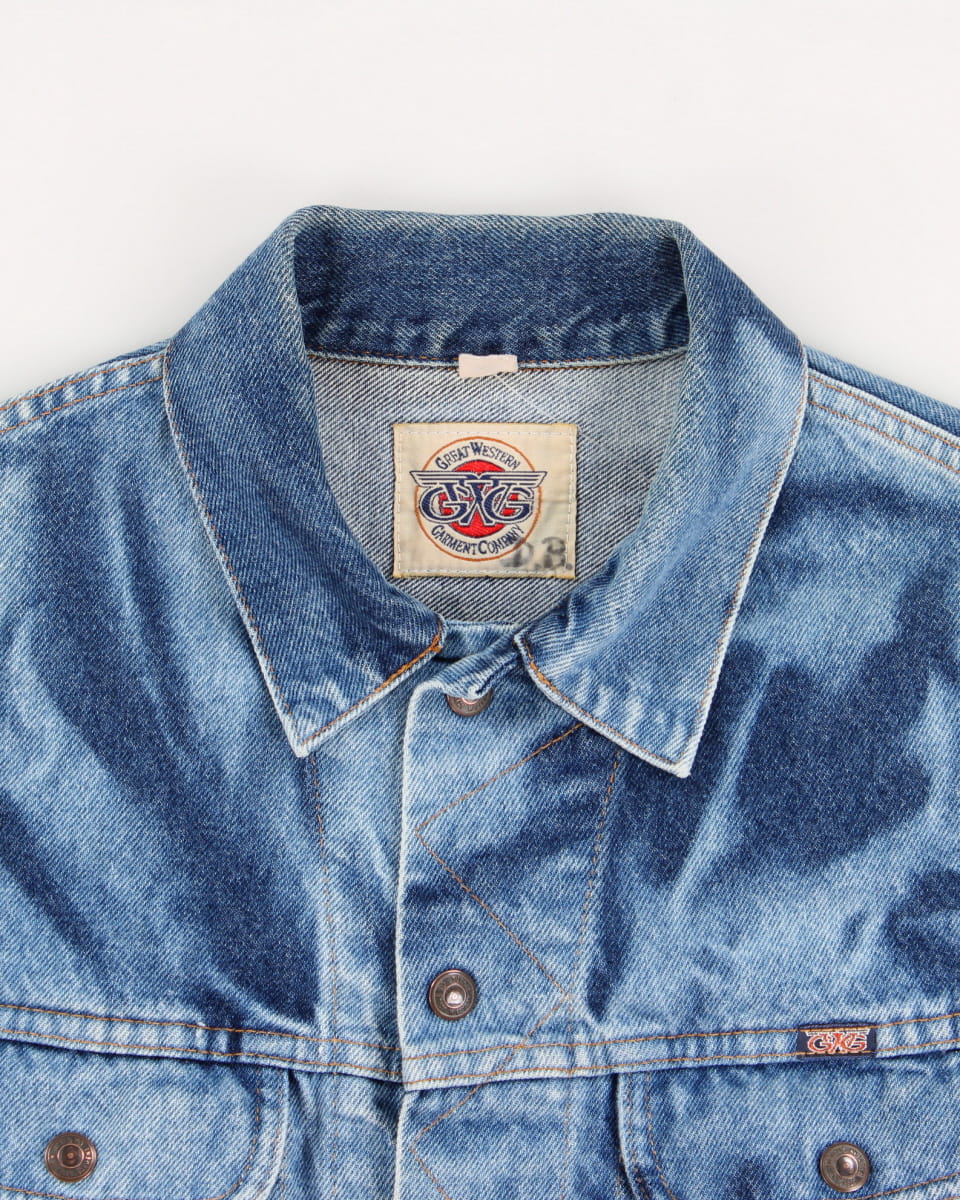 Vintage 90s Stone Washed GWG Denim Jacket - M